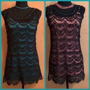 Lace top by Bebe